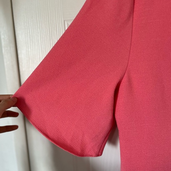 Karl Lagerfeld Pink Pearl Neckline Dress - Picture 14 of 15